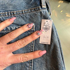 NWT Old Navy Sky-Hi A-Line High-Rise Shorts Size 10